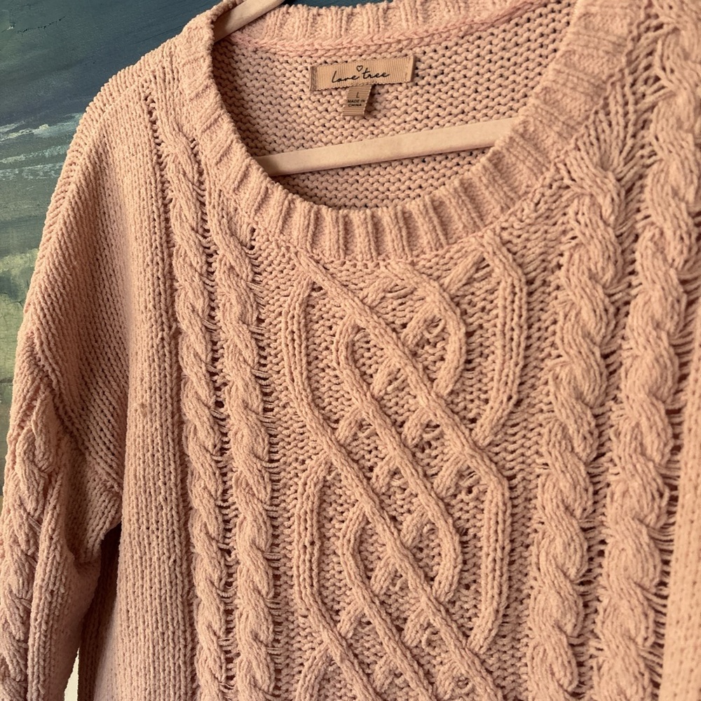 Pink sweater